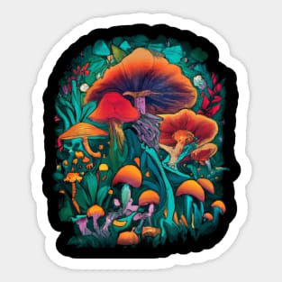 Mushroom Forest Sticker